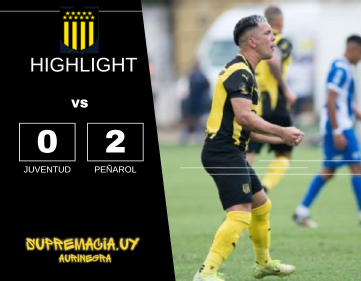 Compacto mejores jugadas Juventud 0 vs Peñarol 2 Campeonato Apertura 2025